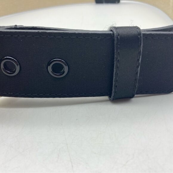 Chico’s Women’s Satin:Leather Belt Size S/M L 35” - Picture 5 of 9
